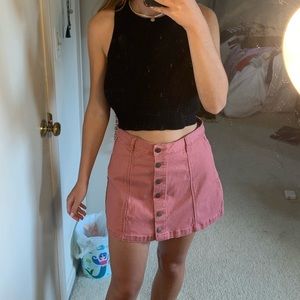Pink skirt
